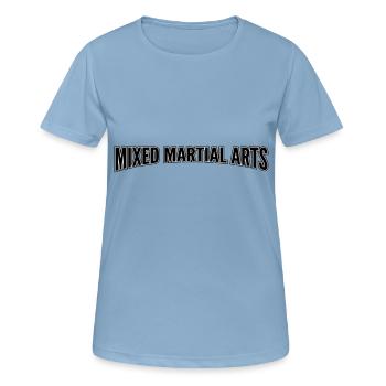 mixed martial arts - Women's Breathable T-Shirt - sky blue - Front - AI Model Female 172 light (172cm)