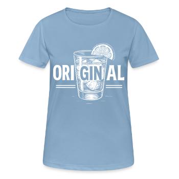 Original : Idée cadeau parfaite pour tout le monde ! - T-shirt respirant Femme - bleu ciel - Devant - AI Model Female 172 light (172cm)