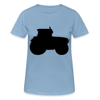 tractor - Women's Breathable T-Shirt - sky blue - Front - AI Model Female 172 light (172cm)