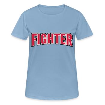 Fighter - Women's Breathable T-Shirt - sky blue - Front - AI Model Female 172 light (172cm)