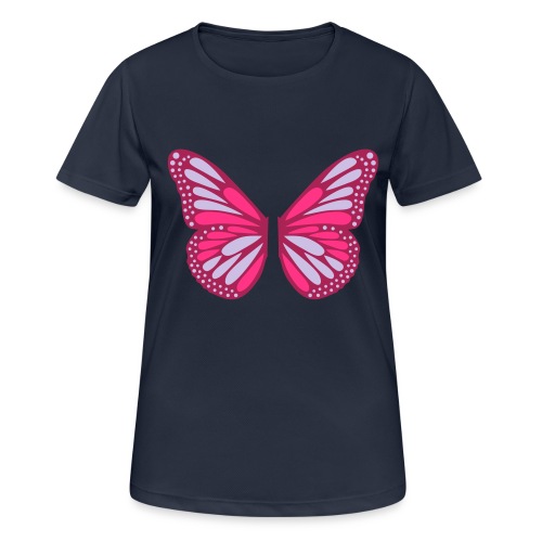 Butterfly Wings - Andningsaktiv T-shirt dam