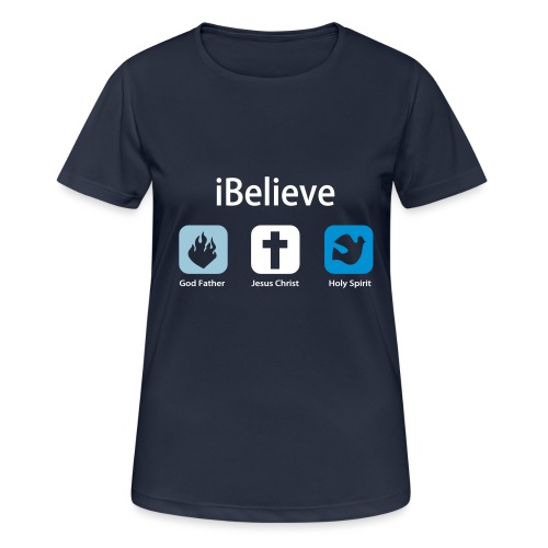 iBelieve - Jesus Shirt (UK) - Frauen T-Shirt atmungsaktiv