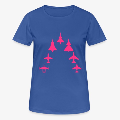 Swedish Air Force - Jet Fighter Generations - Andningsaktiv T-shirt dam