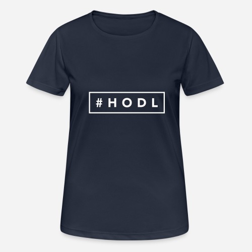 HODL Hashtag - Dame T-shirt svedtransporterende