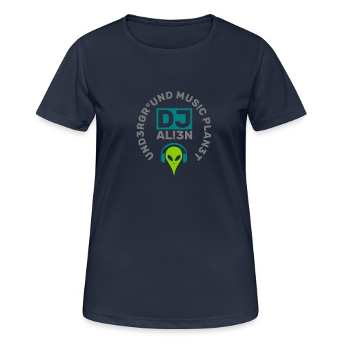 DJ Underground Music Planet Udlændinge - Dame T-shirt svedtransporterende