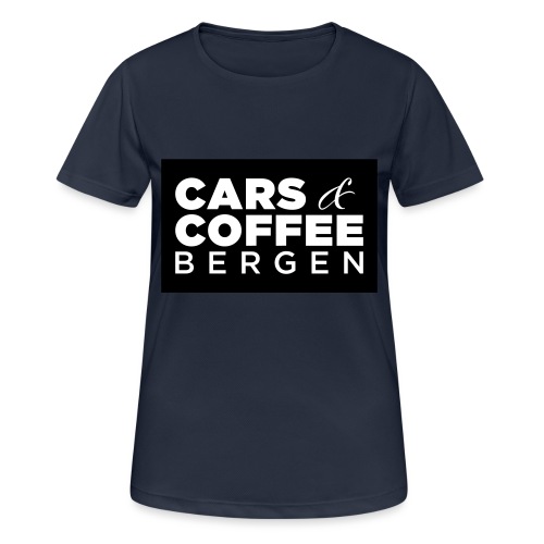 Cars & Coffee Bergen Logo_Boks - Pustende T-skjorte for kvinner
