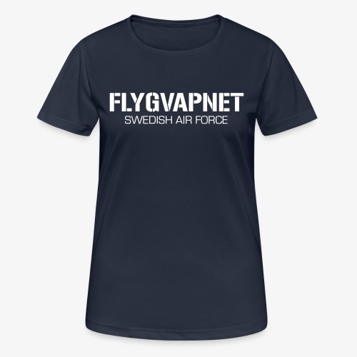 FLYGVAPNET - SWEDISH AIR FORCE - Andningsaktiv T-shirt dam