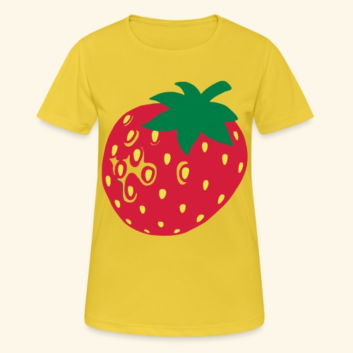 Erdbeere - Frauen T-Shirt atmungsaktiv