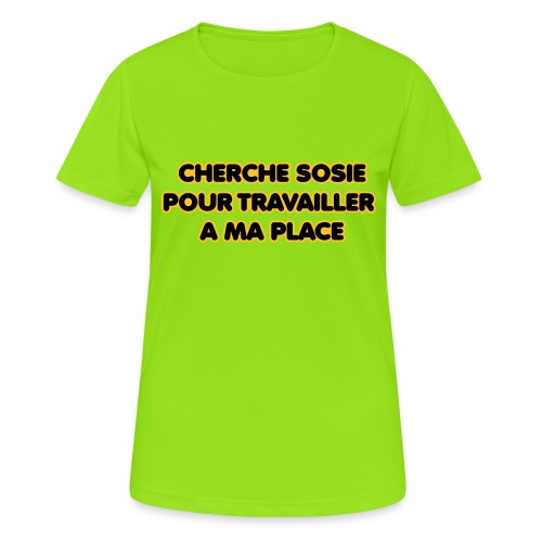 cherche_sosie2 - T-shirt respirant Femme