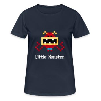 8-Bit Monster (Little Monster) - Women's Breathable T-Shirt - dark navy - Front - AI Model Female 172 light (172cm)