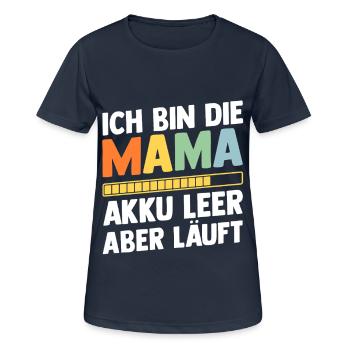 Mother Team Mom - Women's Breathable T-Shirt - dark navy - Front - AI Model Female 172 light (172cm)