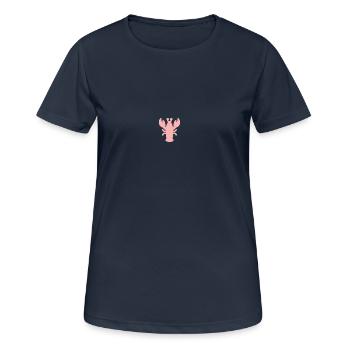 Seien Sie mein Hummer - das Hummer-Logo - Frauen T-Shirt atmungsaktiv - Dunkelnavy - Vorne - AI Model Female 172 light (172cm)