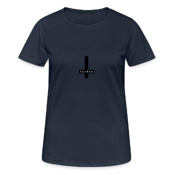 TECHNO - T-shirt respirant Femme - bleu marine foncé - Devant - AI Model Female 172 light (172cm)
