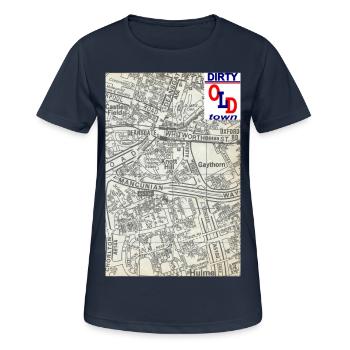 St Coronation - T-shirt respirant Femme - bleu marine foncé - Devant - AI Model Female 172 light (172cm)