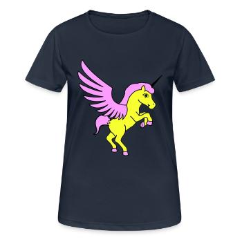Unicorn Unicorn - Women's Breathable T-Shirt - dark navy - Front - AI Model Female 172 light (172cm)
