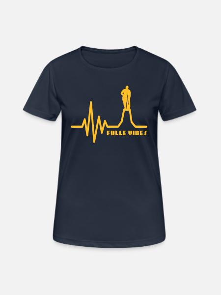 Herkules Vibes - Frauen T-Shirt atmungsaktiv - Dunkelnavy