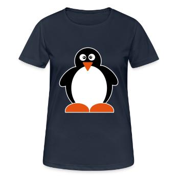 Pingouin - T-shirt respirant Femme - bleu marine foncé - Devant - AI Model Female 172 light (172cm)
