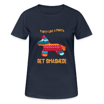 Pinata - Party - Celebrate - Women's Breathable T-Shirt - dark navy - Front - AI Model Female 172 light (172cm)