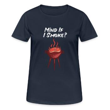 Grillmeister Grill Season Grillkönig Grillwurst - Women's Breathable T-Shirt - dark navy - Front - AI Model Female 172 light (172cm)