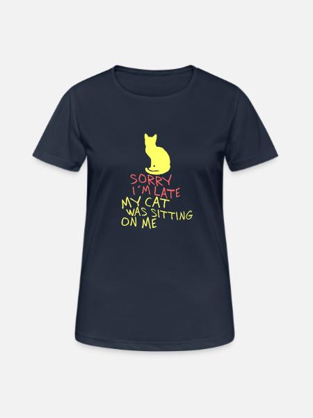 13 - Frauen T-Shirt atmungsaktiv - Dunkelnavy