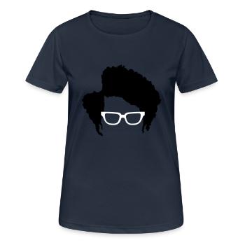 Moss IT-Crowd - Frauen T-Shirt atmungsaktiv - Dunkelnavy - Vorne - AI Model Female 172 light (172cm)