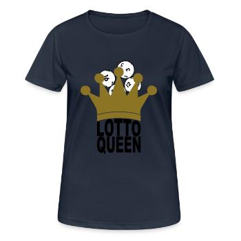 Lotto Reine - T-shirt respirant Femme - bleu marine foncé - Devant - AI Model Female 172 light (172cm)