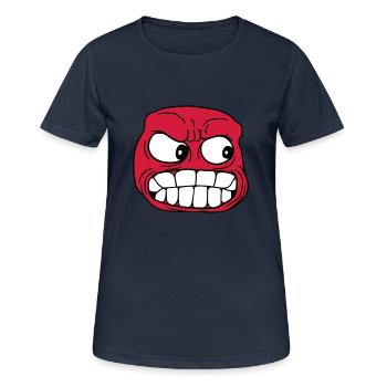 evil evil mastery lost together - Women's Breathable T-Shirt - dark navy - Front - AI Model Female 172 light (172cm)