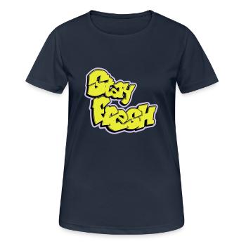 Stay Fresh - Women's Breathable T-Shirt - dark navy - Front - AI Model Female 172 light (172cm)