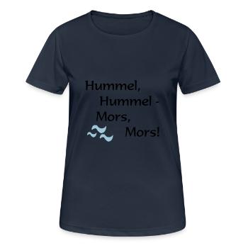 hummel hummel - Frauen T-Shirt atmungsaktiv - Dunkelnavy - Vorne - AI Model Female 172 light (172cm)