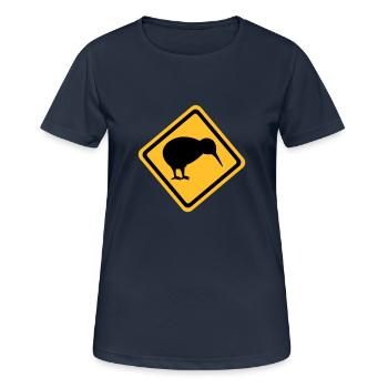 Kiwi - Women's Breathable T-Shirt - dark navy - Front - AI Model Female 172 light (172cm)