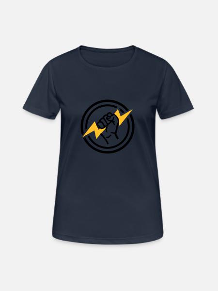 Flash - Women's Breathable T-Shirt - dark navy