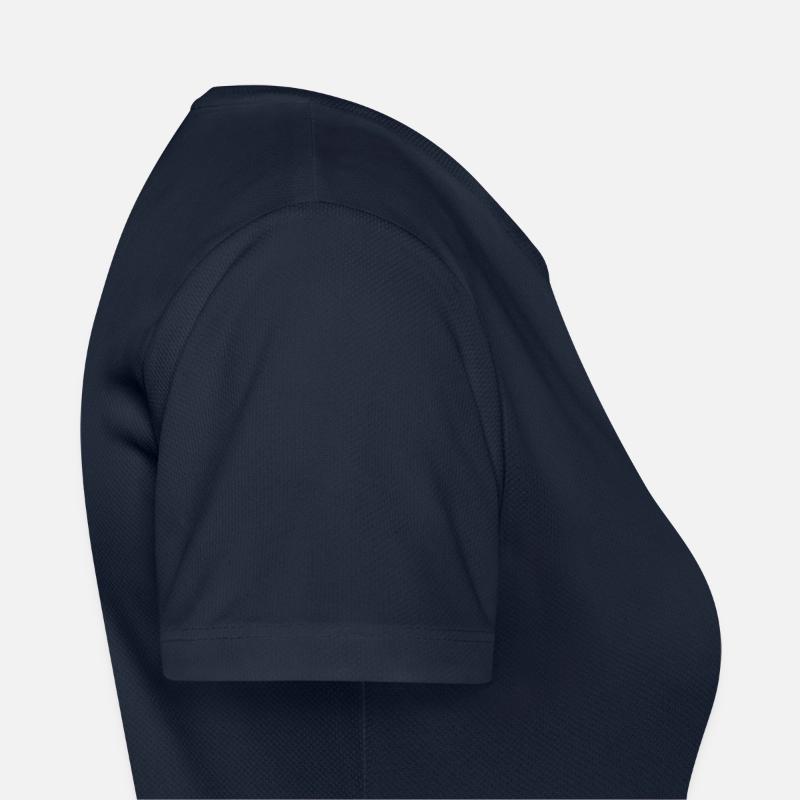 logo noir ops 4 T-shirt respirant Femme