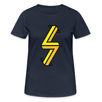 Impossible Figures 86A - Women's Breathable T-Shirt - dark navy - Front - AI Model Female 172 light (172cm)