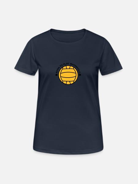 borntowaterpolo - Women's Breathable T-Shirt - dark navy