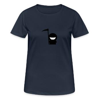 sensenmann - Frauen T-Shirt atmungsaktiv - Dunkelnavy - Vorne - AI Model Female 172 light (172cm)
