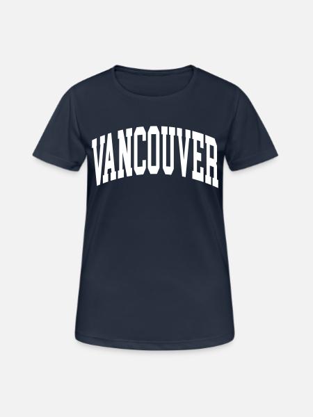 Vancouver - Frauen T-Shirt atmungsaktiv - Dunkelnavy