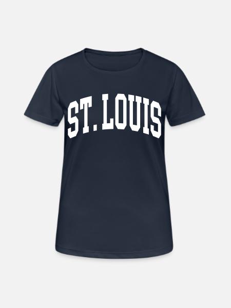 St. Louis - Frauen T-Shirt atmungsaktiv - Dunkelnavy