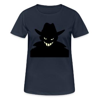 Agent XXy - Frauen T-Shirt atmungsaktiv - Dunkelnavy - Vorne - AI Model Female 172 light (172cm)