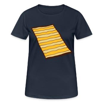 Cool Teppich Design - Frauen T-Shirt atmungsaktiv - Dunkelnavy - Vorne - AI Model Female 172 light (172cm)