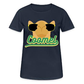 Cute Camel 3 04 - Frauen T-Shirt atmungsaktiv - Dunkelnavy - Vorne - AI Model Female 172 light (172cm)