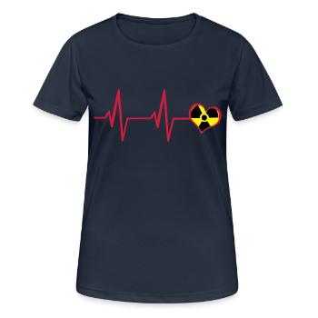 Cardio RX - T-shirt respirant Femme - bleu marine foncé - Devant - AI Model Female 172 light (172cm)