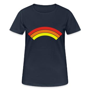 Rainbow - Women's Breathable T-Shirt - dark navy - Front - AI Model Female 172 light (172cm)