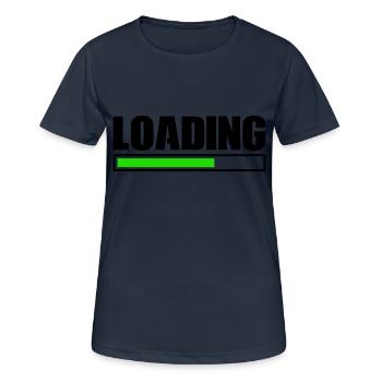 Loading - Women's Breathable T-Shirt - dark navy - Front - AI Model Female 172 light (172cm)