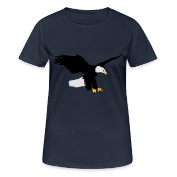 Eagle - Women's Breathable T-Shirt - dark navy - Front - AI Model Female 172 light (172cm)
