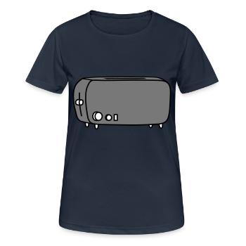 toaster bread toast - Women's Breathable T-Shirt - dark navy - Front - AI Model Female 172 light (172cm)