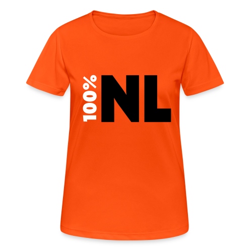100 NL - Vrouwen T-shirt ademend actief