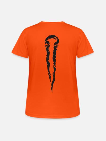 Rhodesian Ridgeback Ridge - Frauen T-Shirt atmungsaktiv - Neonorange
