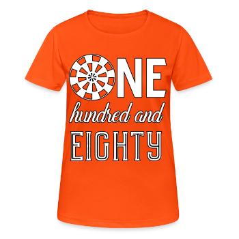 Darts darts - Women's Breathable T-Shirt - neon orange - Front - AI Model Female 172 dark (172cm)