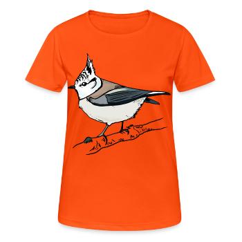 Crested - Women's Breathable T-Shirt - neon orange - Front - AI Model Female 172 dark (172cm)