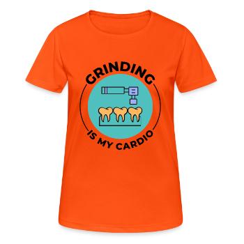 Dental Lab Technician Pride Design  - Women's Breathable T-Shirt - neon orange - Front - AI Model Female 172 dark (172cm)